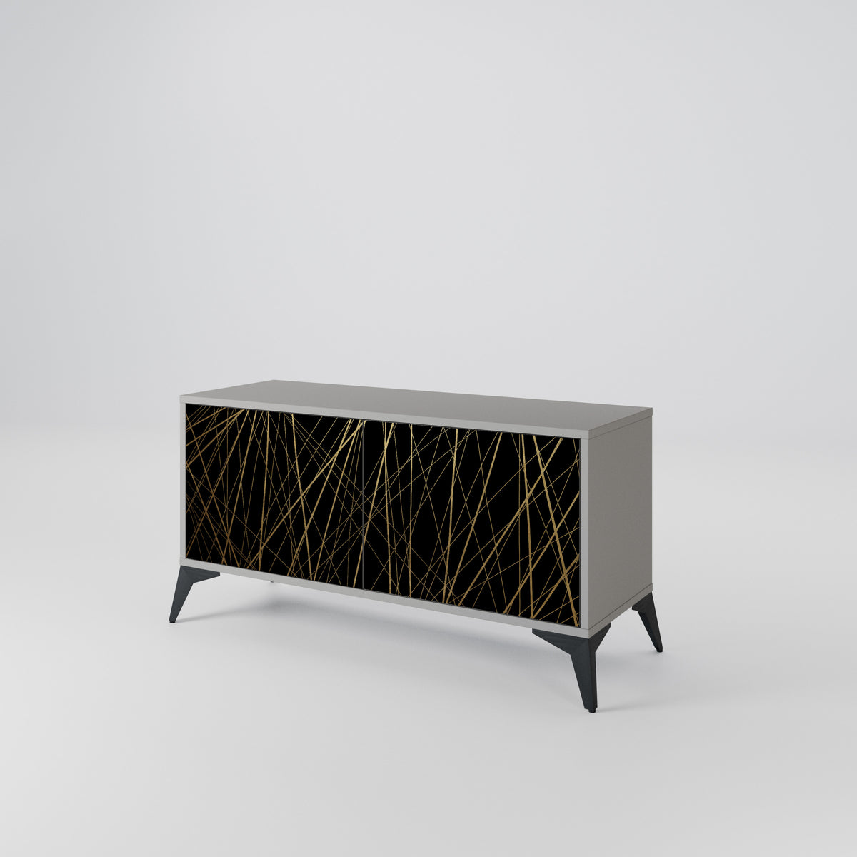 BRIGHT MESH Móvel de TV Compacto de 2 Portas