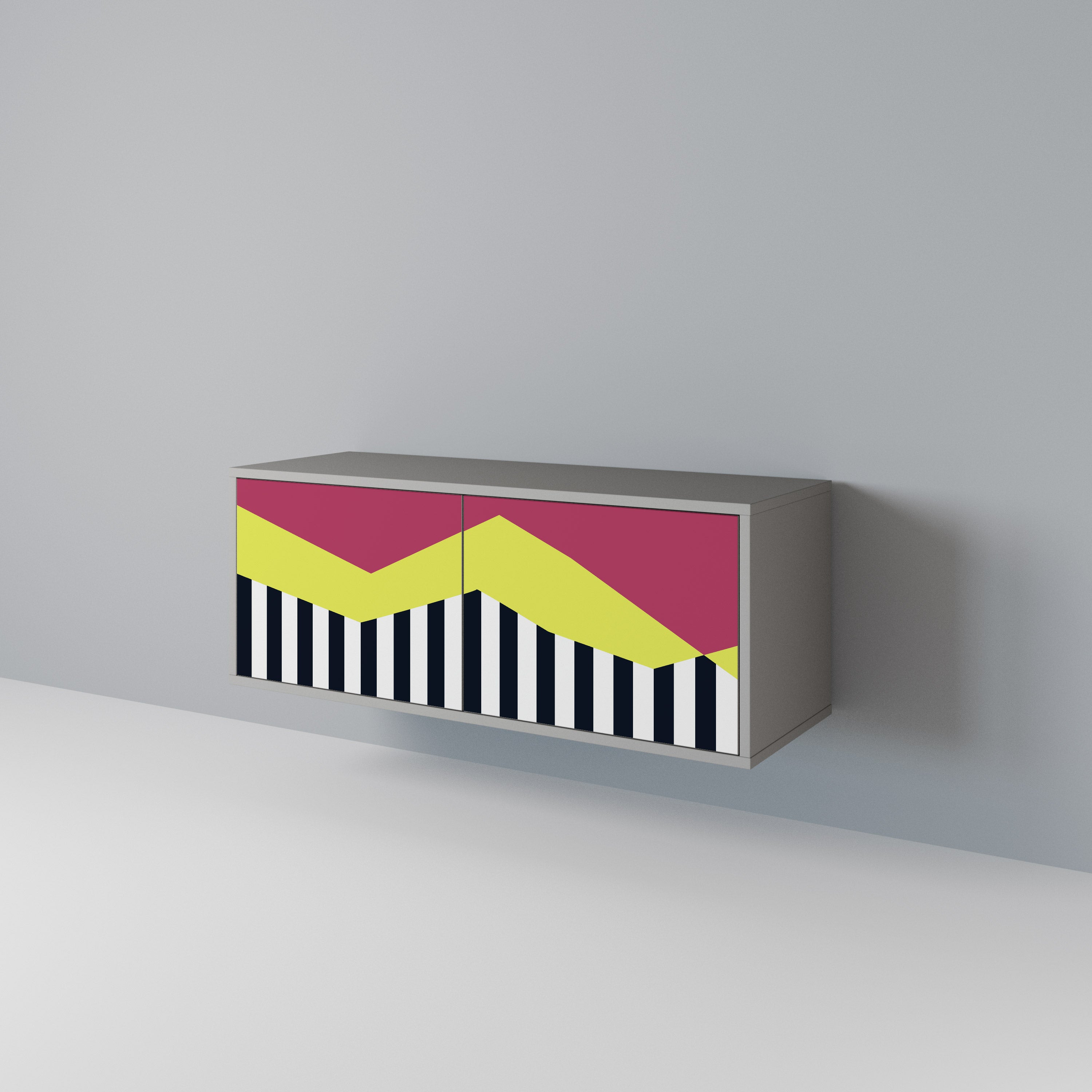 PIANO FANTASY Compact 2-Door TV Cabinet