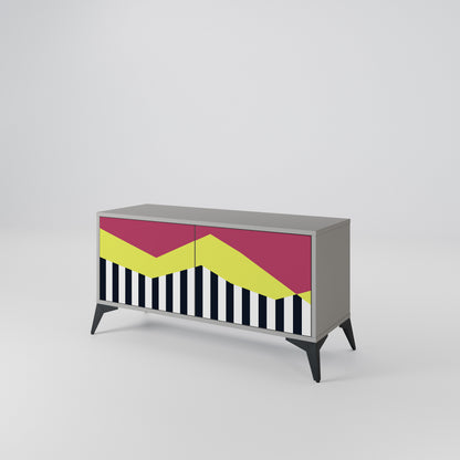 PIANO FANTASY Móvel de TV Compacto de 2 Portas