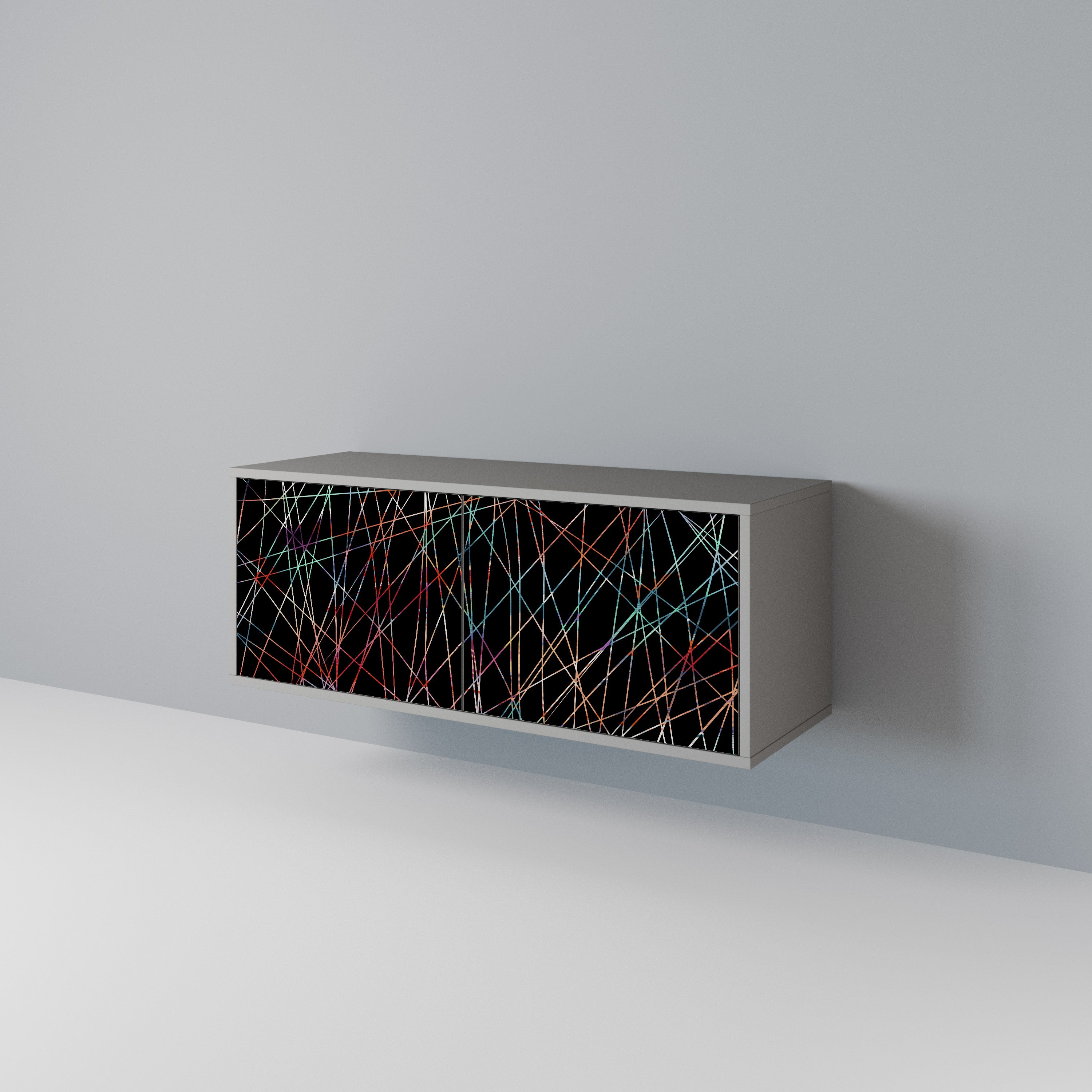 LUMINOUS SNARE Compact 2-Door TV Cabinet