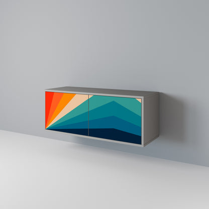 PRISM CONCUSSION Móvel de TV Compacto de 2 Portas
