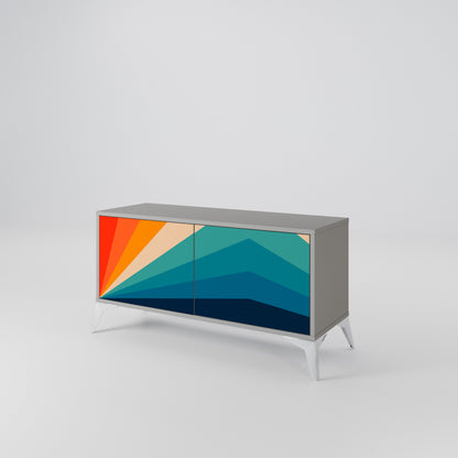PRISM CONCUSSION Móvel de TV Compacto de 2 Portas