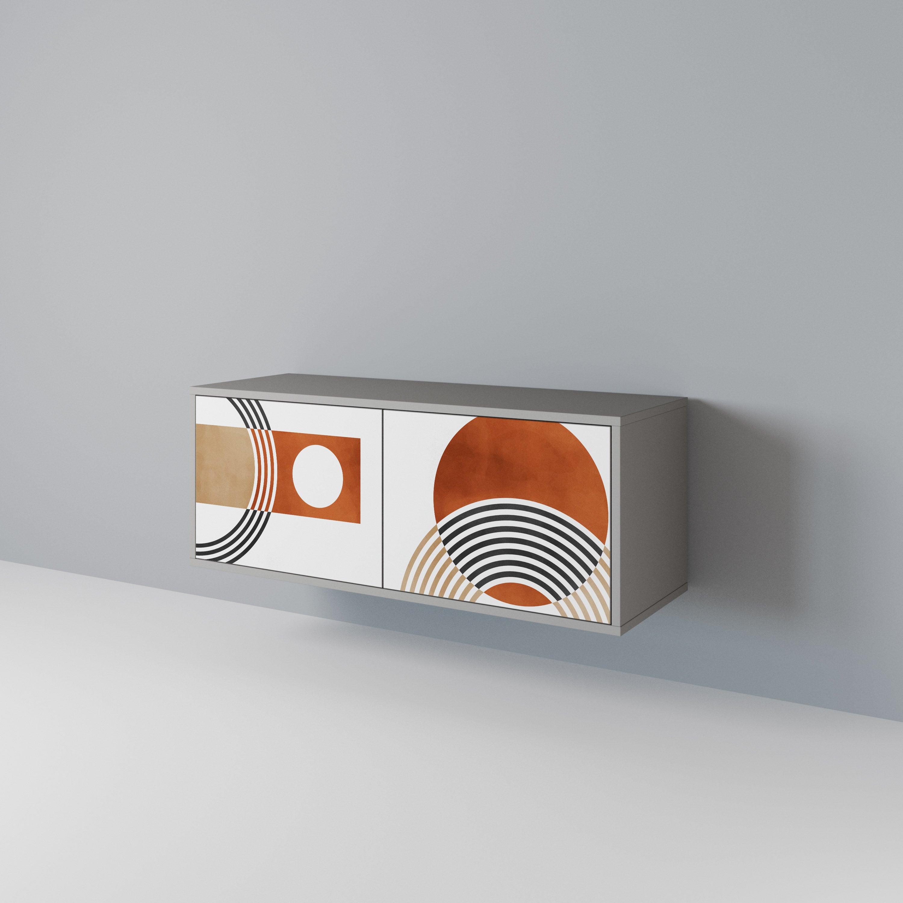 CIRCLE RHYTM Compact 2-Door TV Cabinet