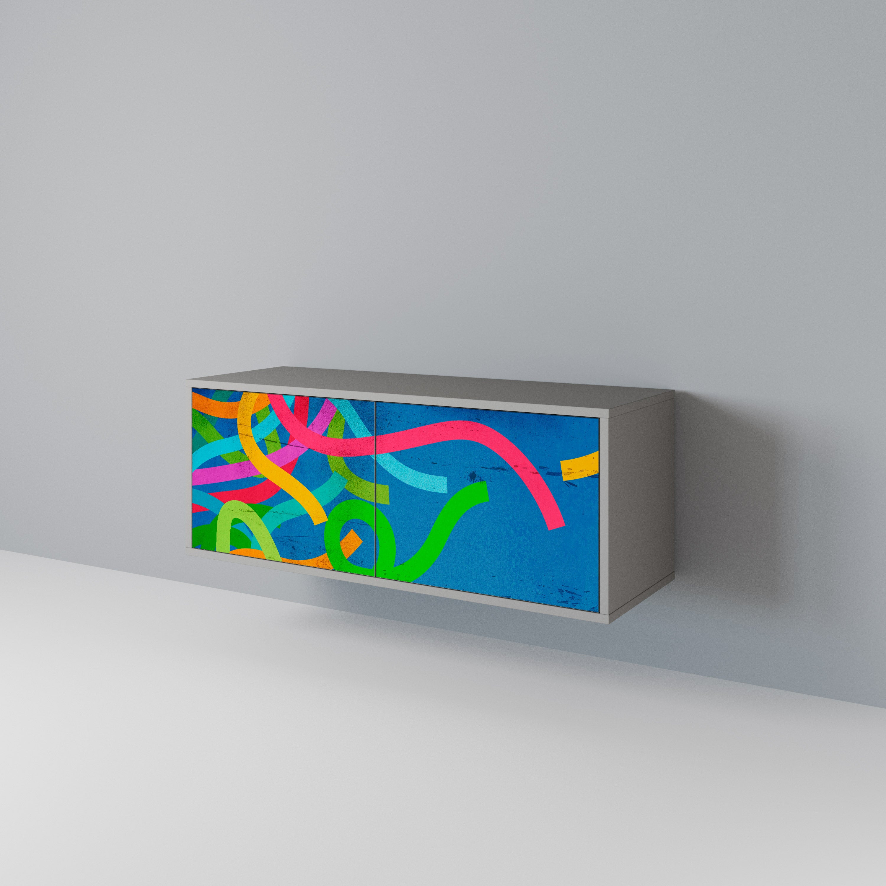 STREAMER TANGLE Móvel de TV Compacto de 2 Portas