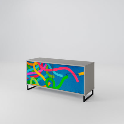 STREAMER TANGLE Móvel de TV Compacto de 2 Portas