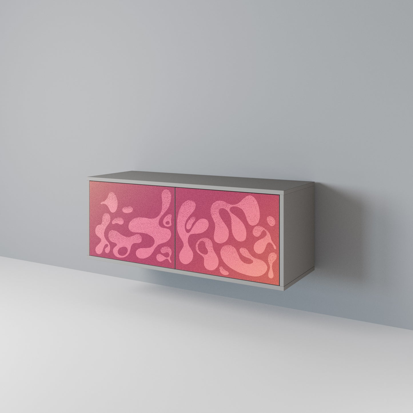 IRREGULAR PINK Móvel de TV Compacto de 2 Portas