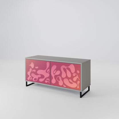 IRREGULAR PINK Móvel de TV Compacto de 2 Portas