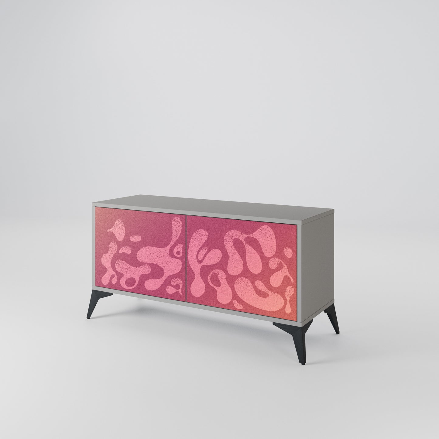 IRREGULAR PINK Móvel de TV Compacto de 2 Portas