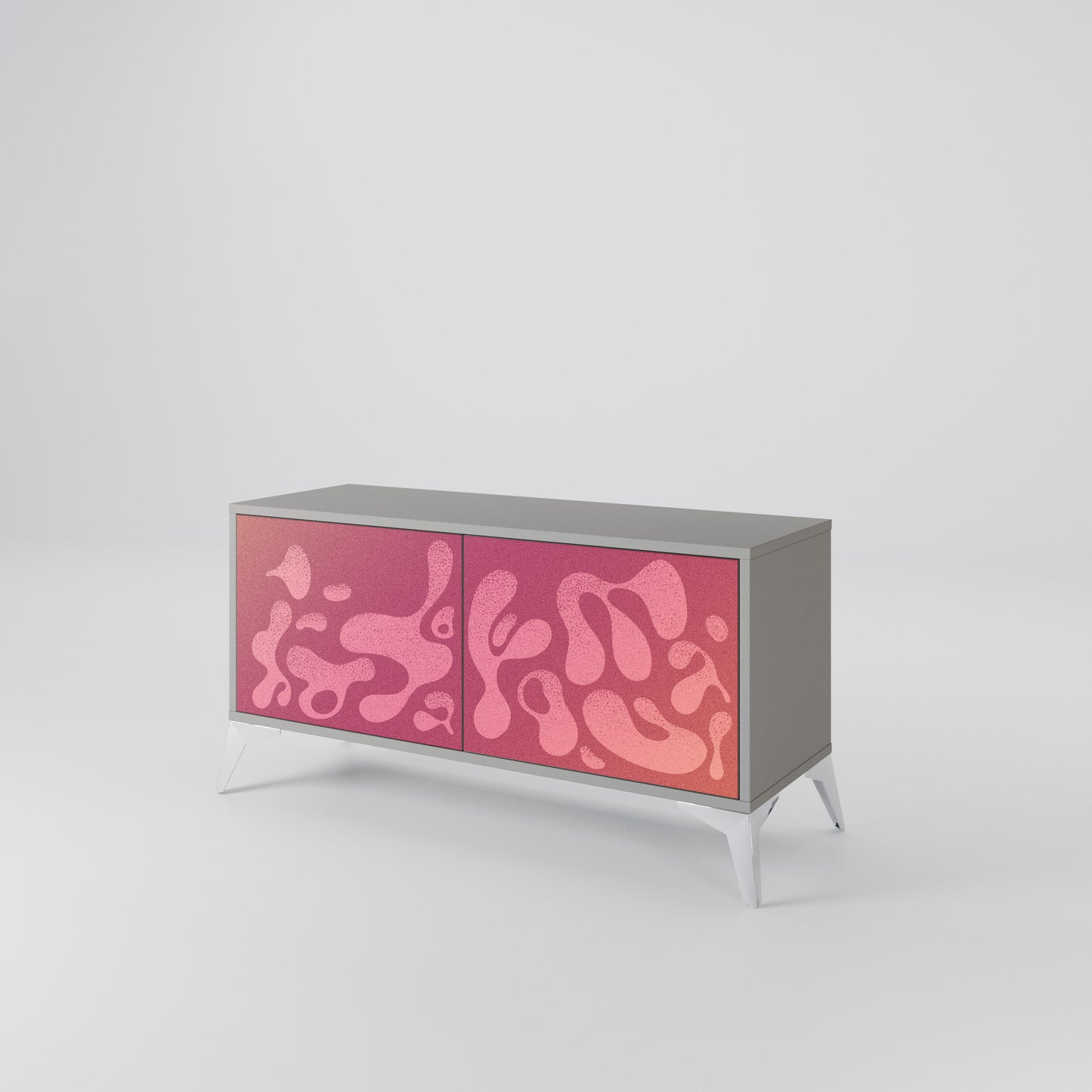 IRREGULAR PINK Móvel de TV Compacto de 2 Portas