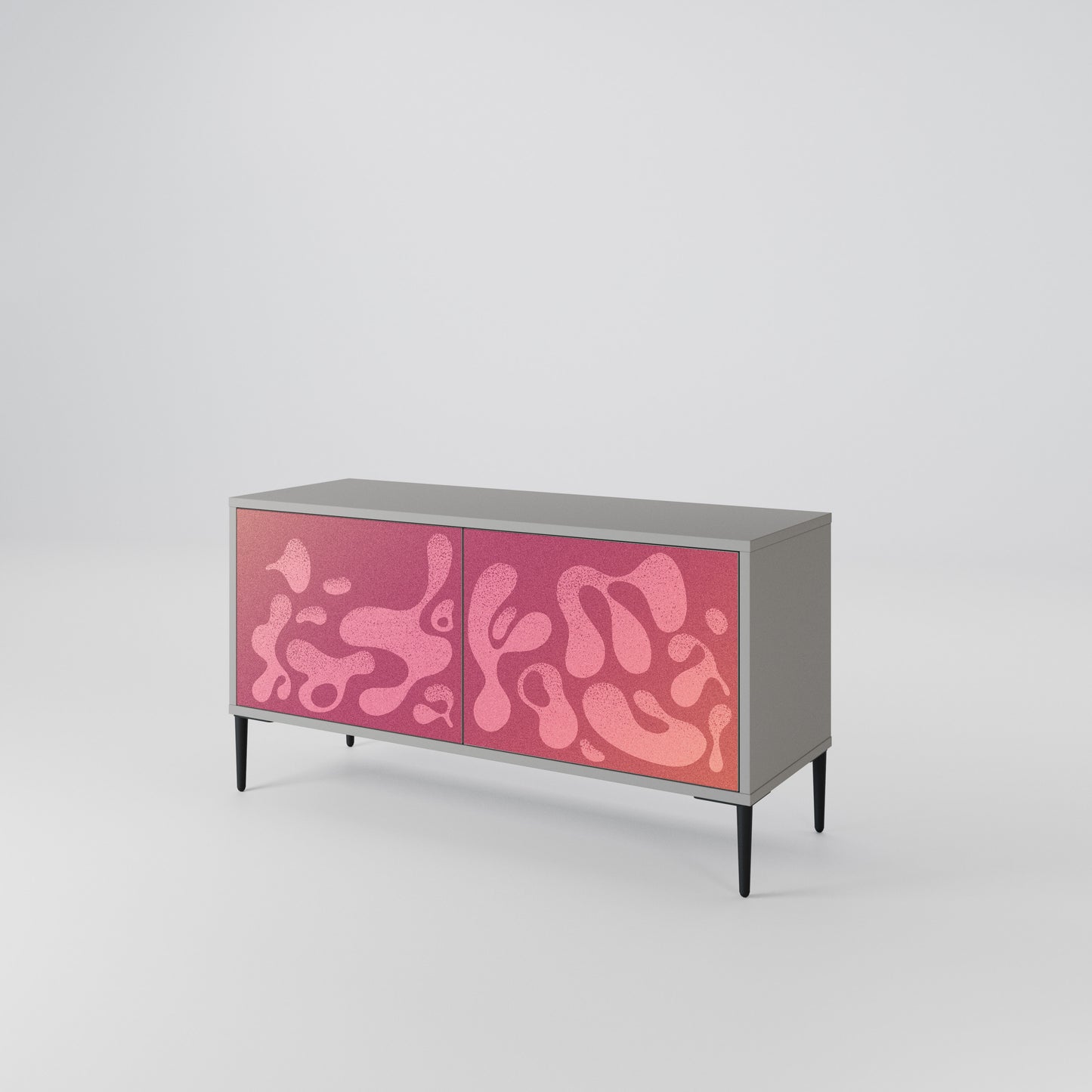 IRREGULAR PINK Móvel de TV Compacto de 2 Portas