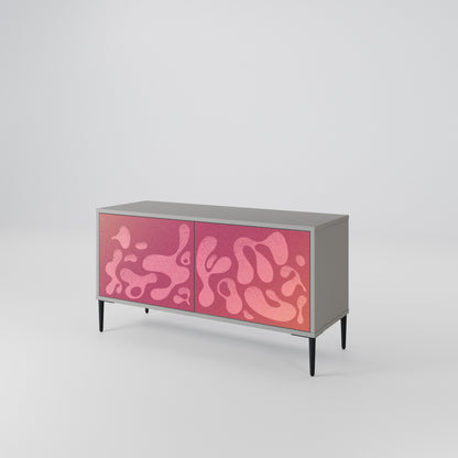 IRREGULAR PINK Móvel de TV Compacto de 2 Portas