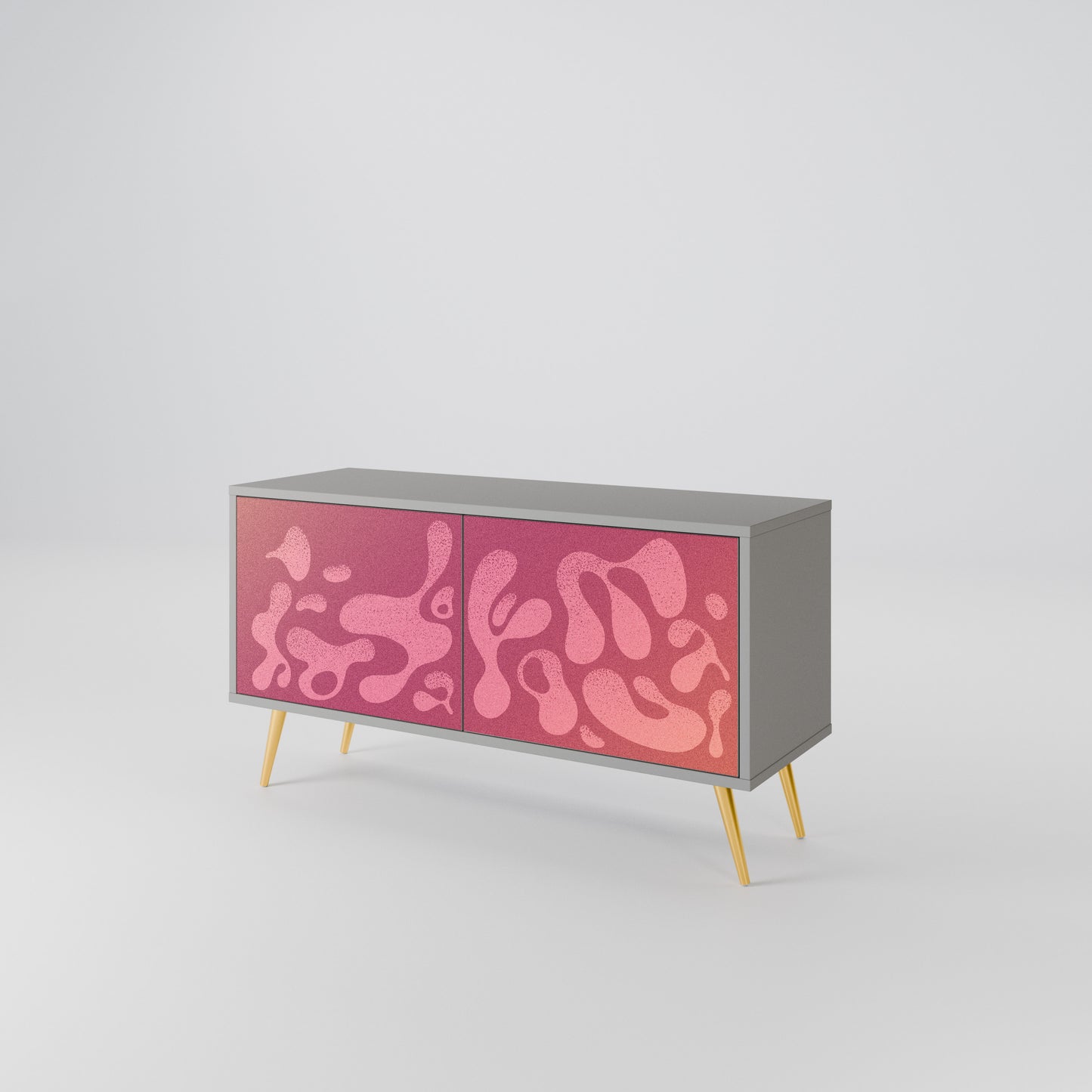 IRREGULAR PINK Móvel de TV Compacto de 2 Portas