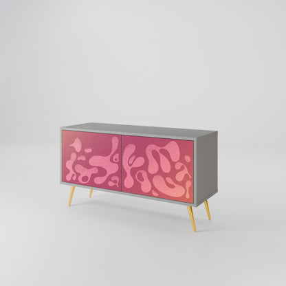 IRREGULAR PINK Móvel de TV Compacto de 2 Portas