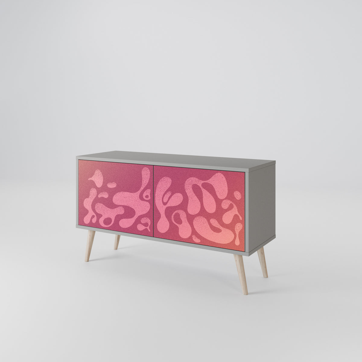 IRREGULAR PINK Móvel de TV Compacto de 2 Portas