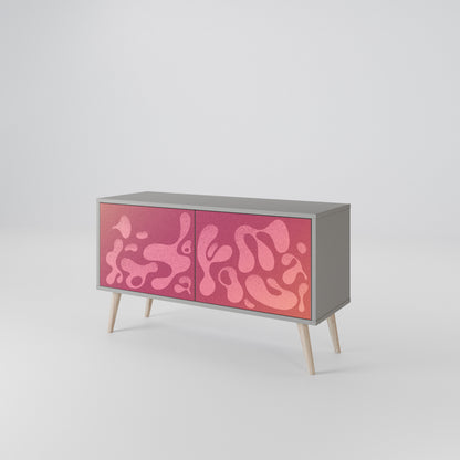IRREGULAR PINK Móvel de TV Compacto de 2 Portas