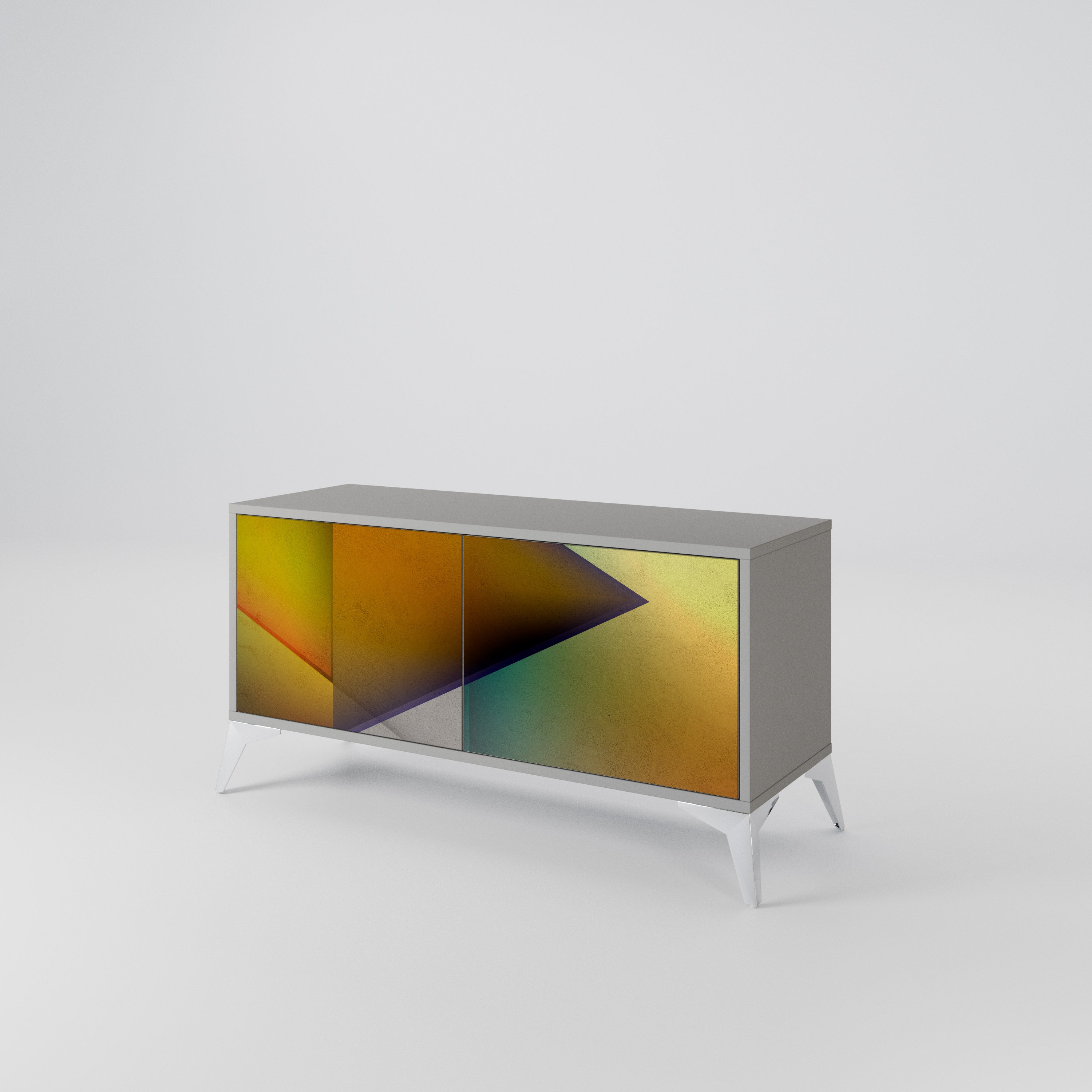 PIERCING SHARPNESS Compact 2-Door TV Cabinet