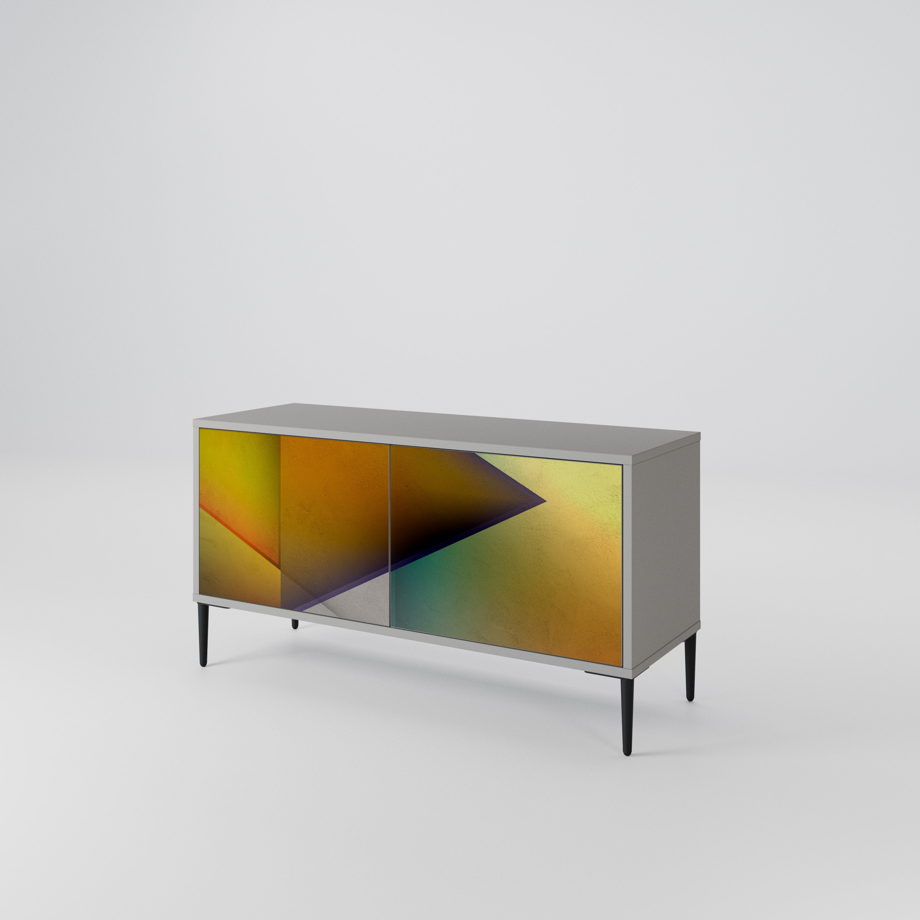 PIERCING SHARPNESS Compact 2-Door TV Cabinet