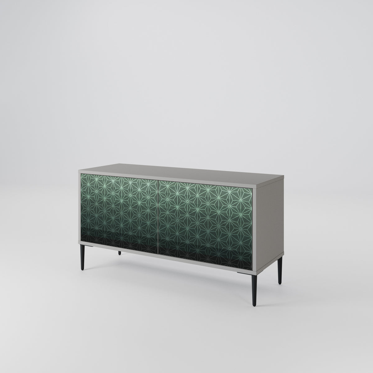 ORNAMENTAL GLIMMER Móvel de TV Compacto de 2 Portas