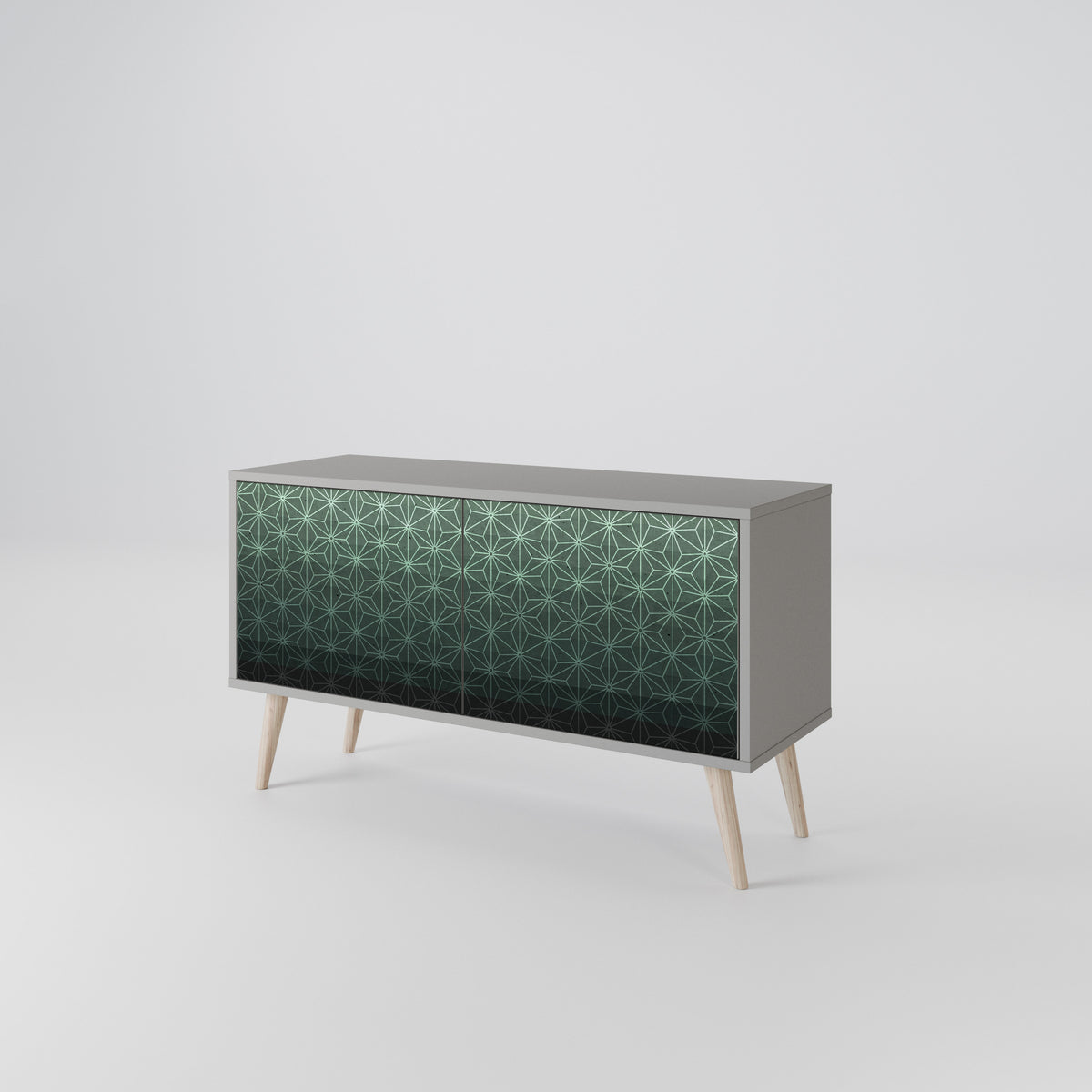 ORNAMENTAL GLIMMER Móvel de TV Compacto de 2 Portas