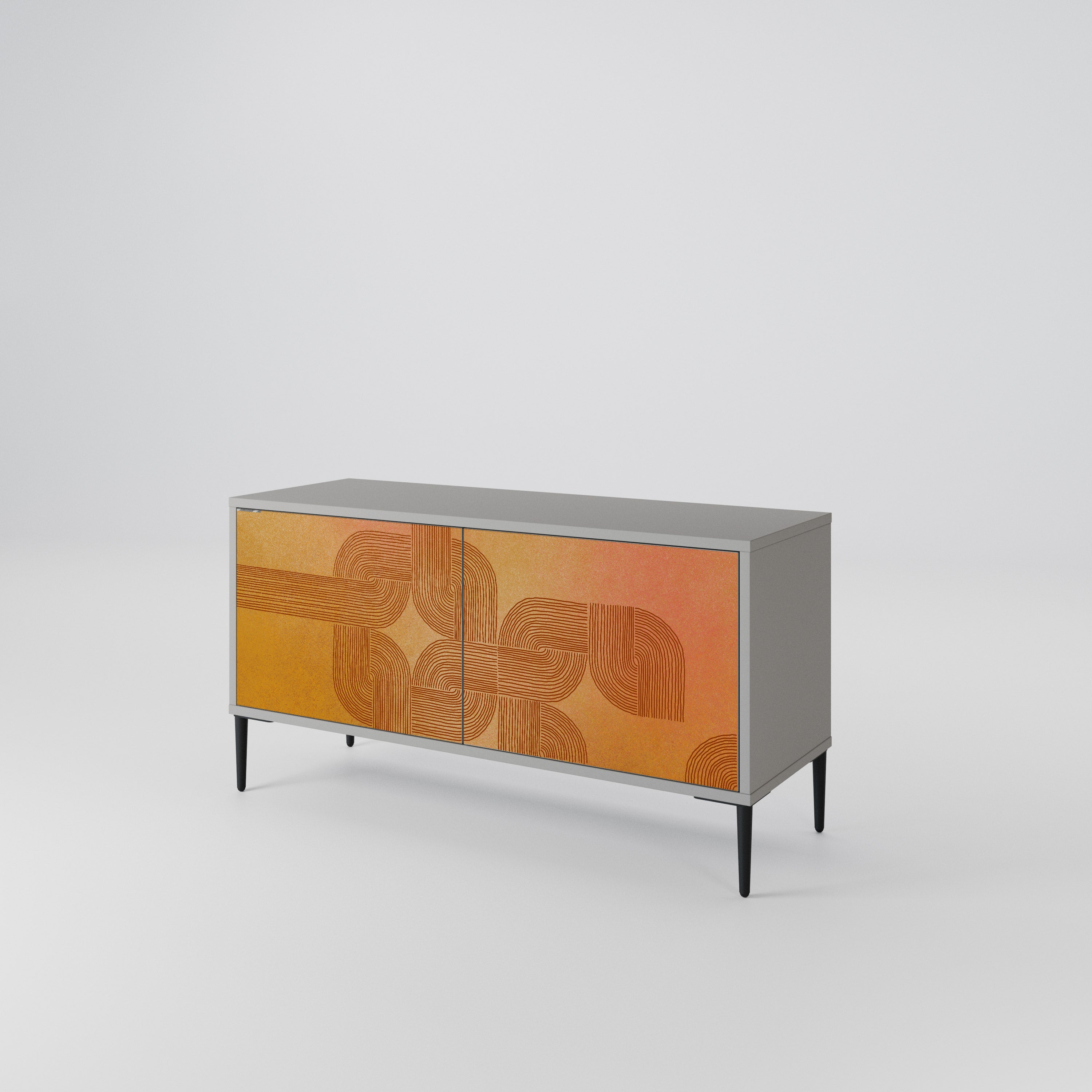 STRENGTHENING RELATION Compact 2-Door TV Cabinet