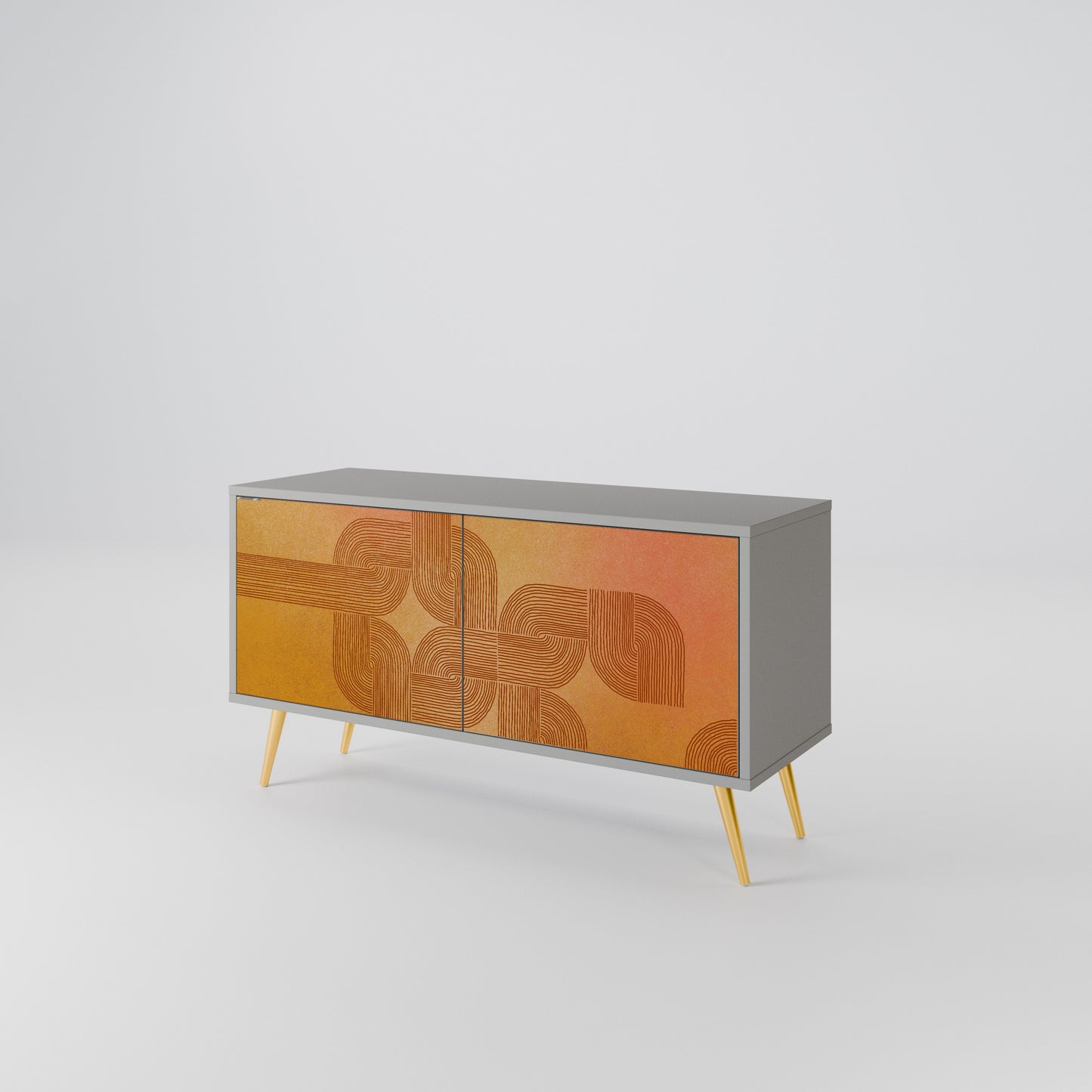 STRENGTHENING RELATION Compact 2-Door TV Cabinet