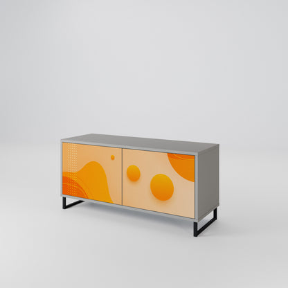 ORANGE ARRANGEMENT Móvel de TV Compacto de 2 Portas