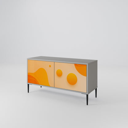 ORANGE ARRANGEMENT Móvel de TV Compacto de 2 Portas