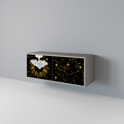 STELLAR CONSTELLATIONS Móvel de TV Compacto de 2 Portas