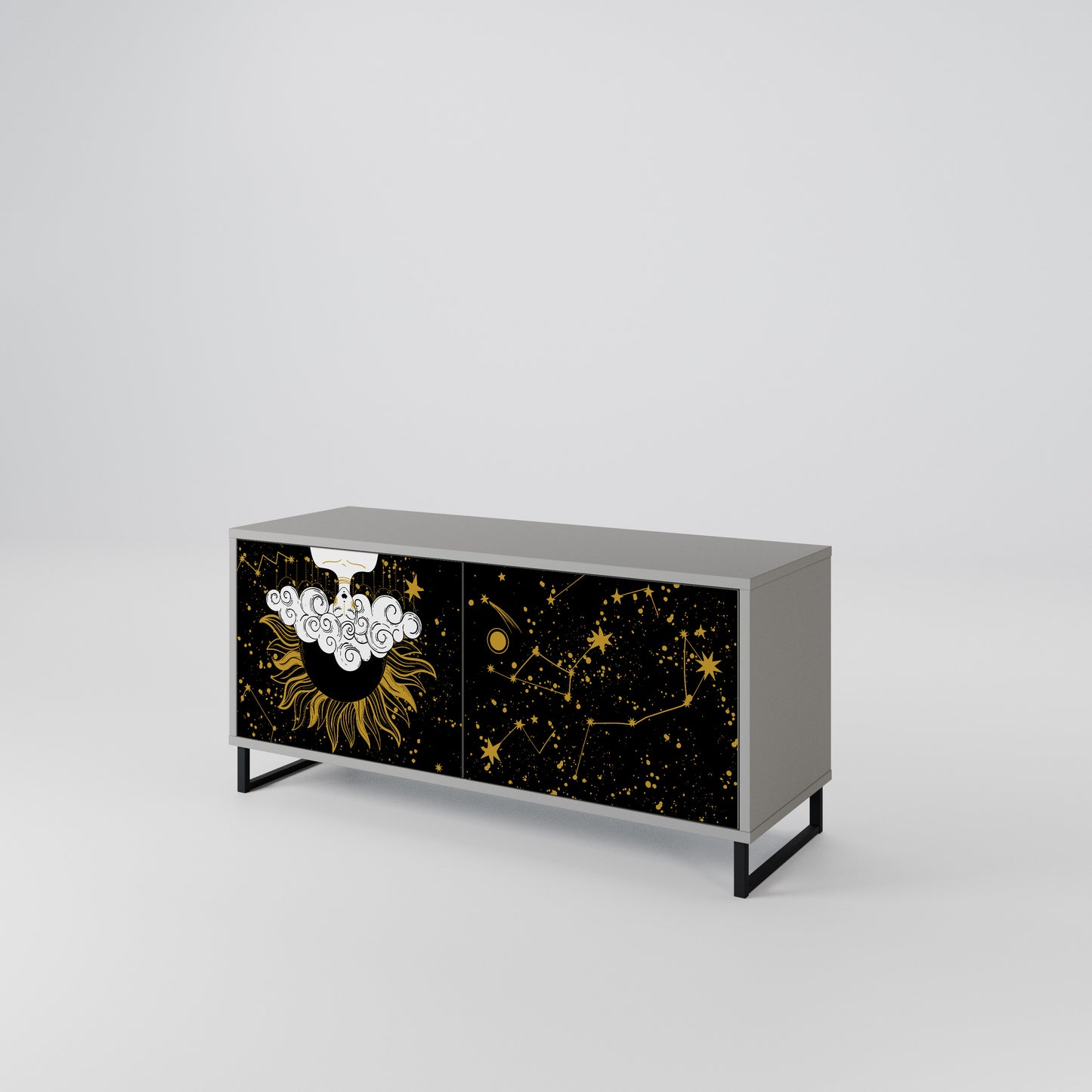 STELLAR CONSTELLATIONS Móvel de TV Compacto de 2 Portas
