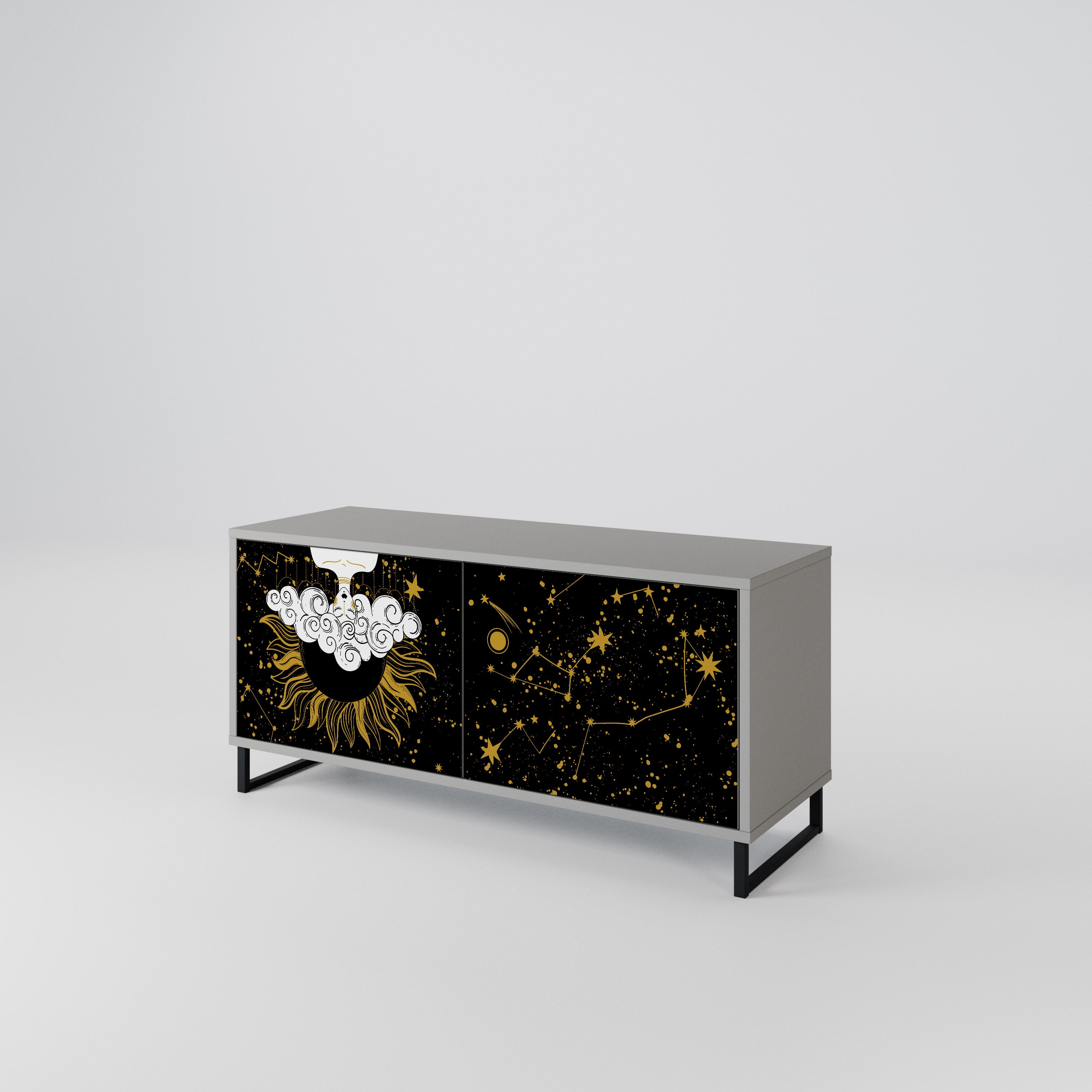STELLAR CONSTELLATIONS Compact 2-Door TV Cabinet