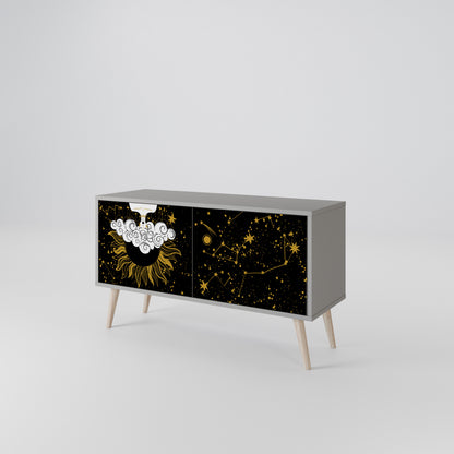 STELLAR CONSTELLATIONS Móvel de TV Compacto de 2 Portas
