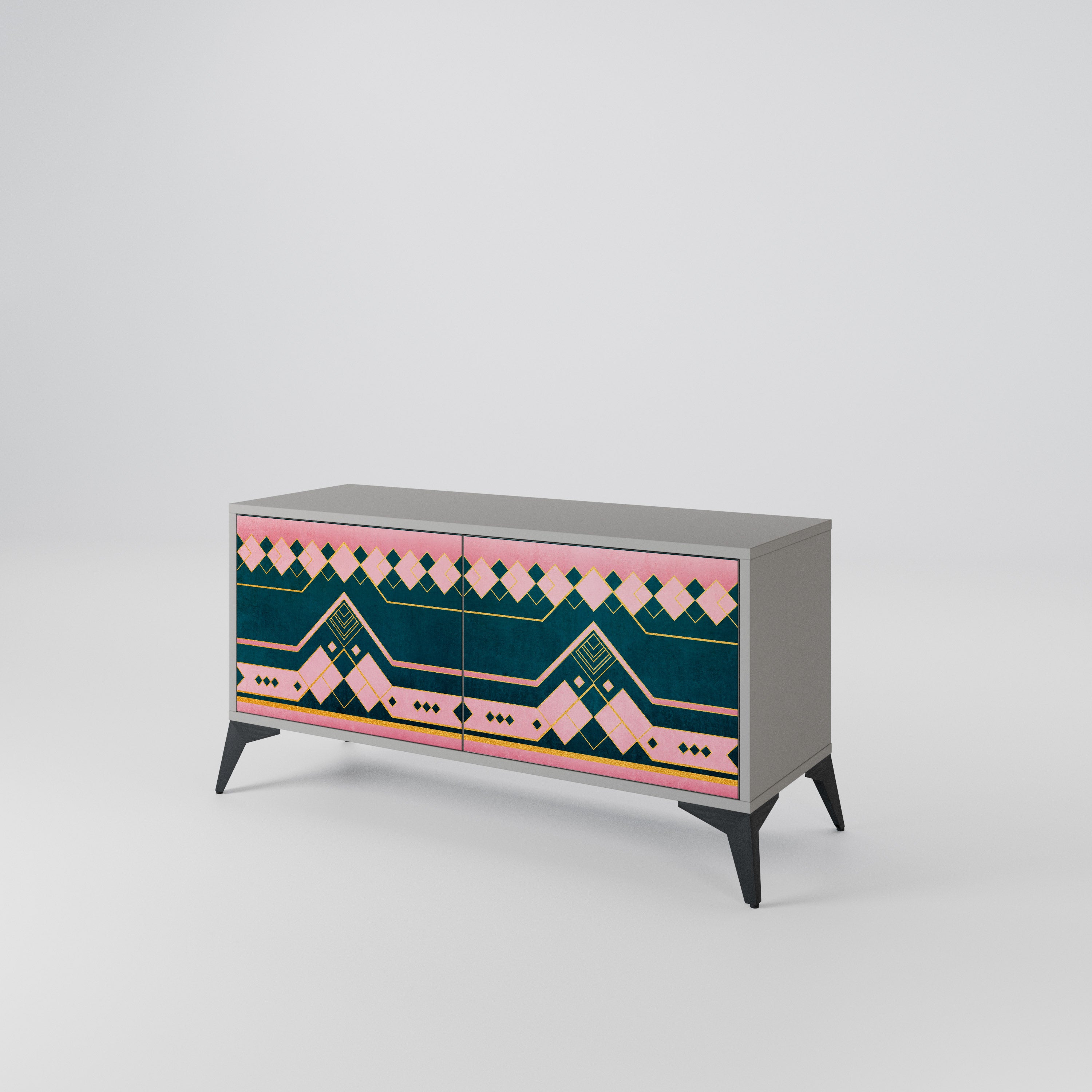 ROYAL COMPOSITION Compact 2-Door TV Cabinet