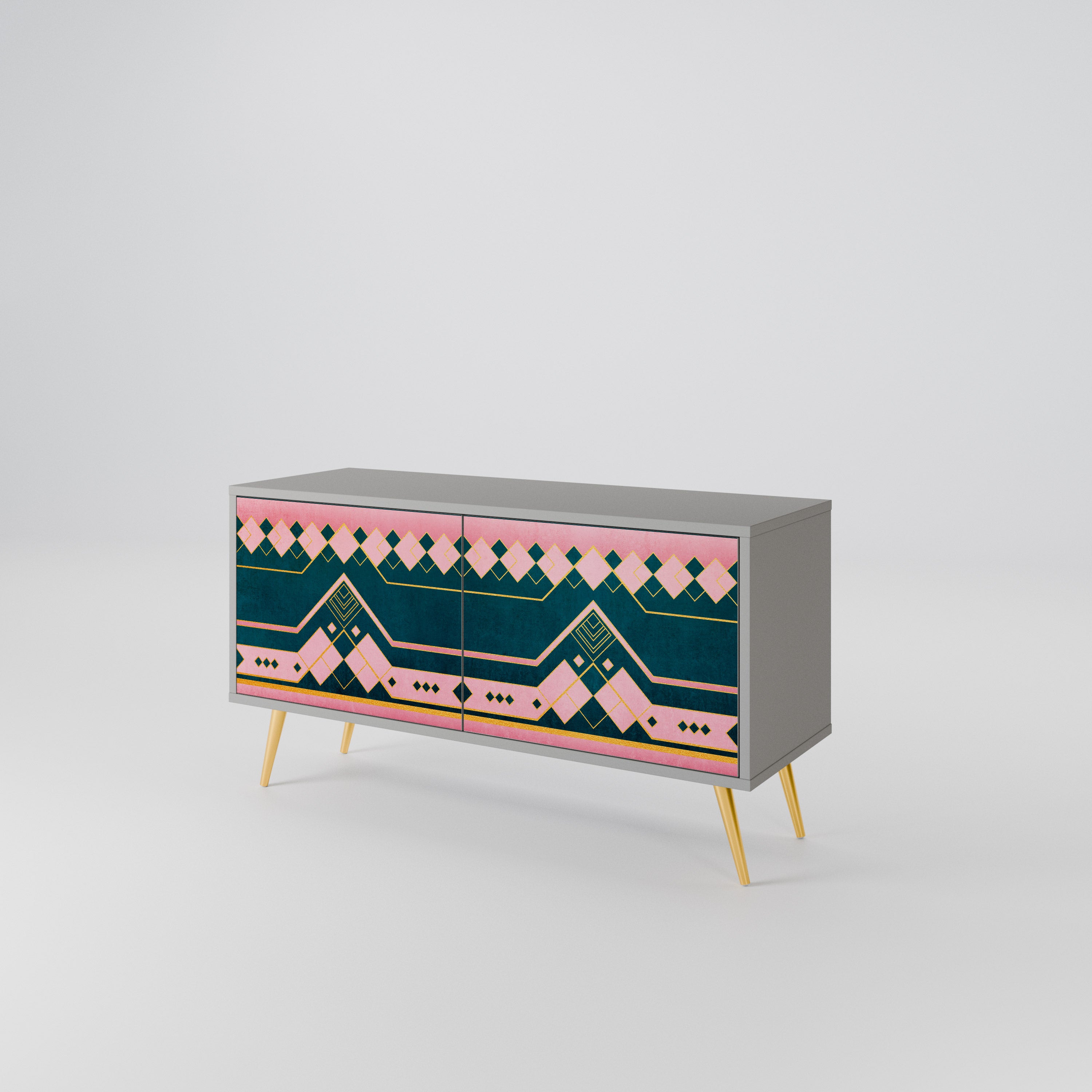 ROYAL COMPOSITION Compact 2-Door TV Cabinet