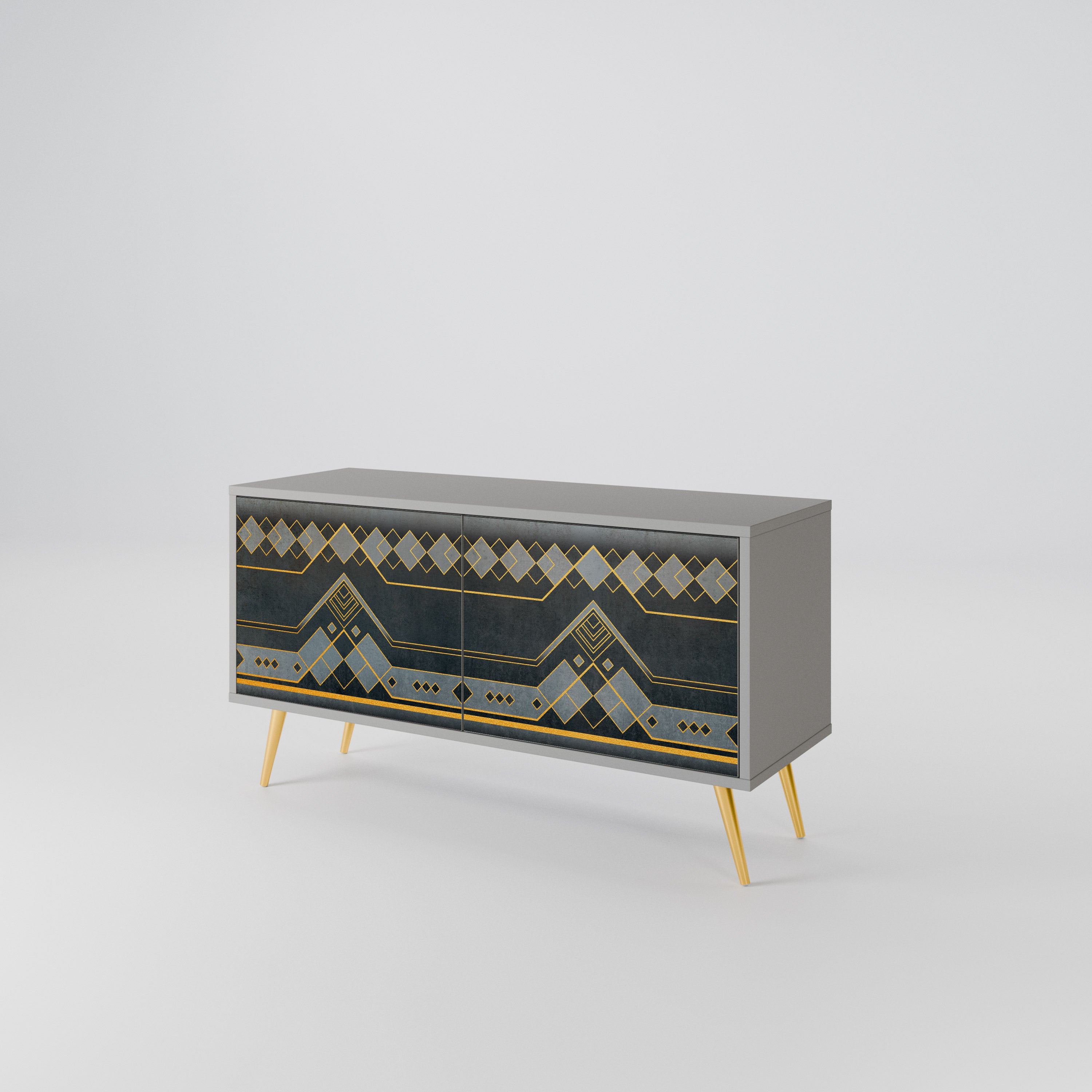 ROYAL ORDINARINESS Compact 2-Door TV Cabinet