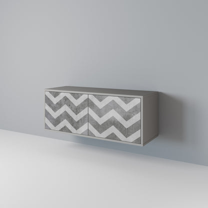 TOUGH ZIG ZAG Móvel de TV Compacto de 2 Portas