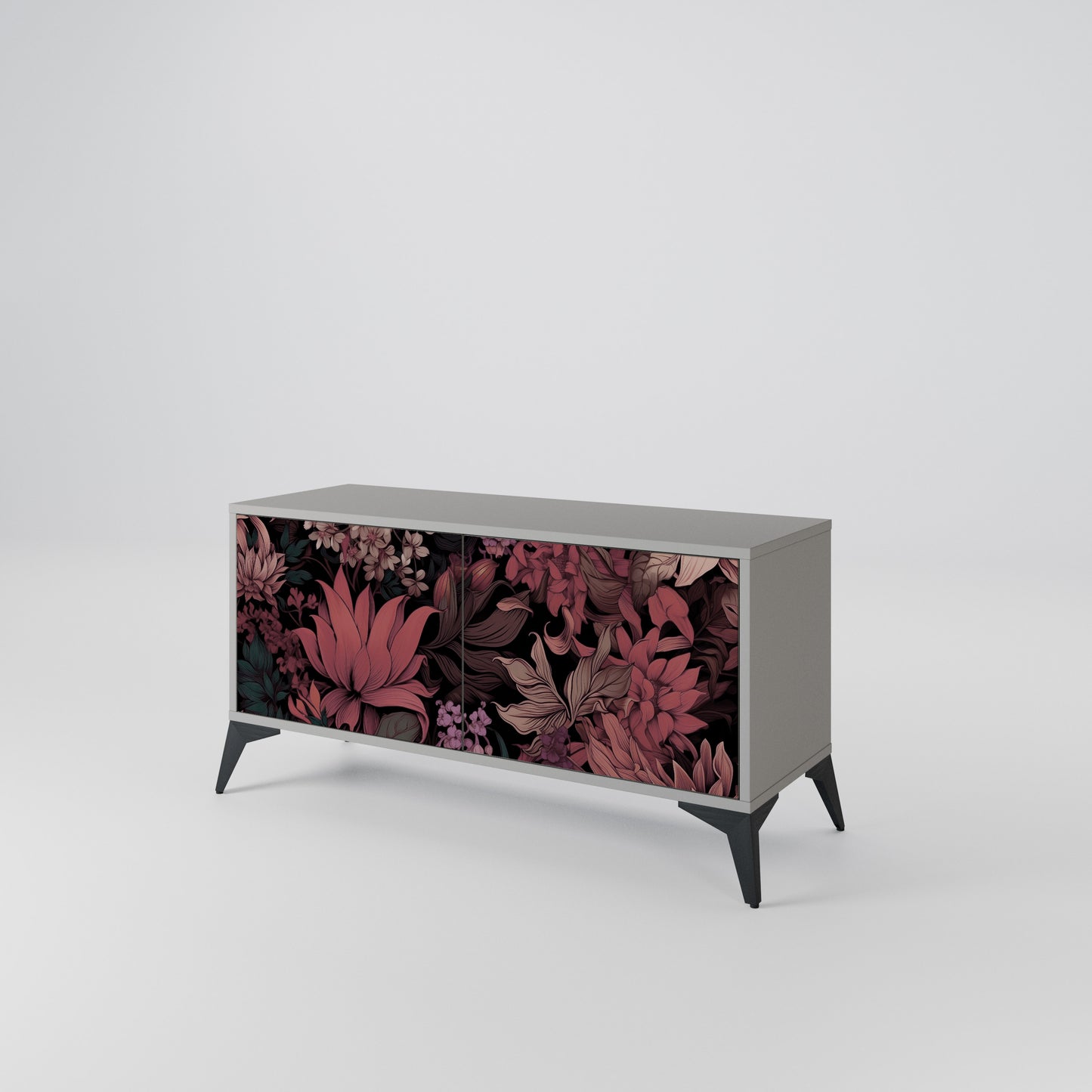 FLORAL WHISPER Móvel de TV Compacto de 2 Portas
