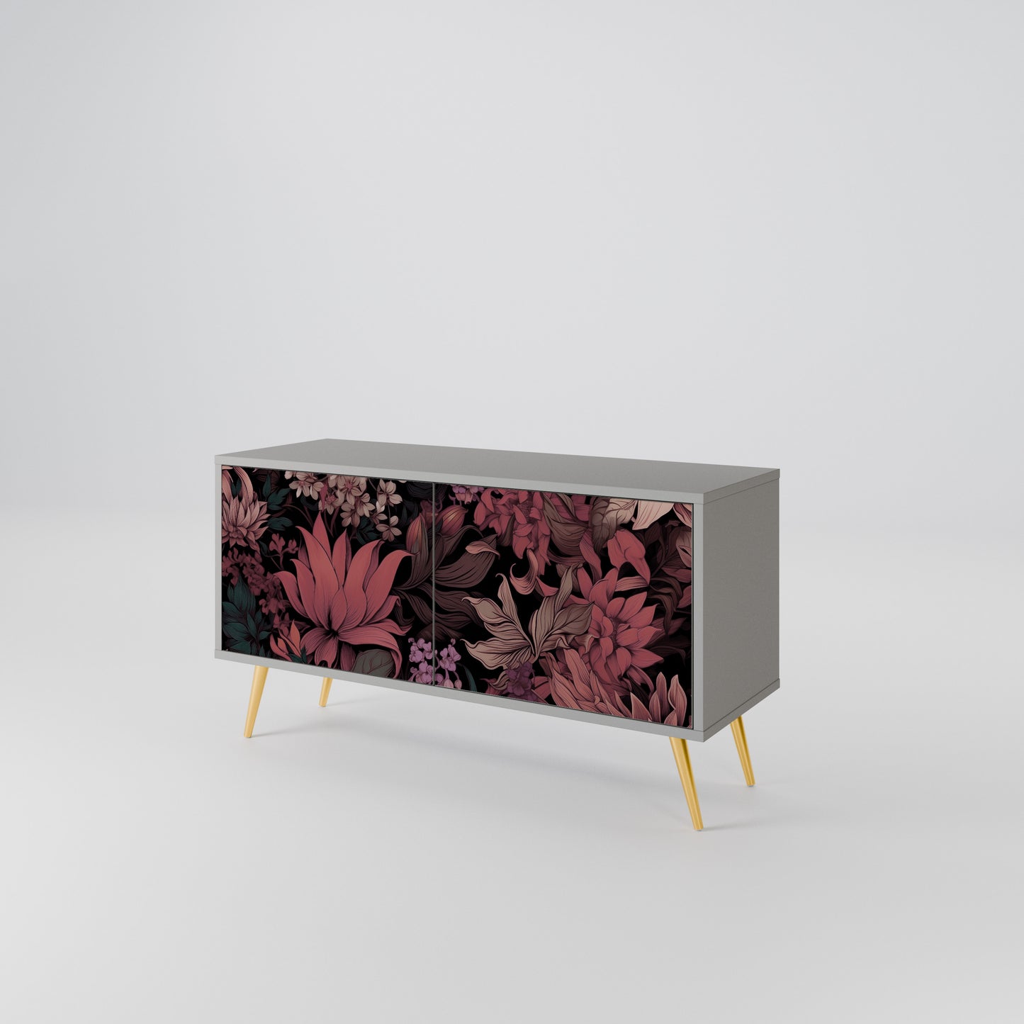 FLORAL WHISPER Móvel de TV Compacto de 2 Portas
