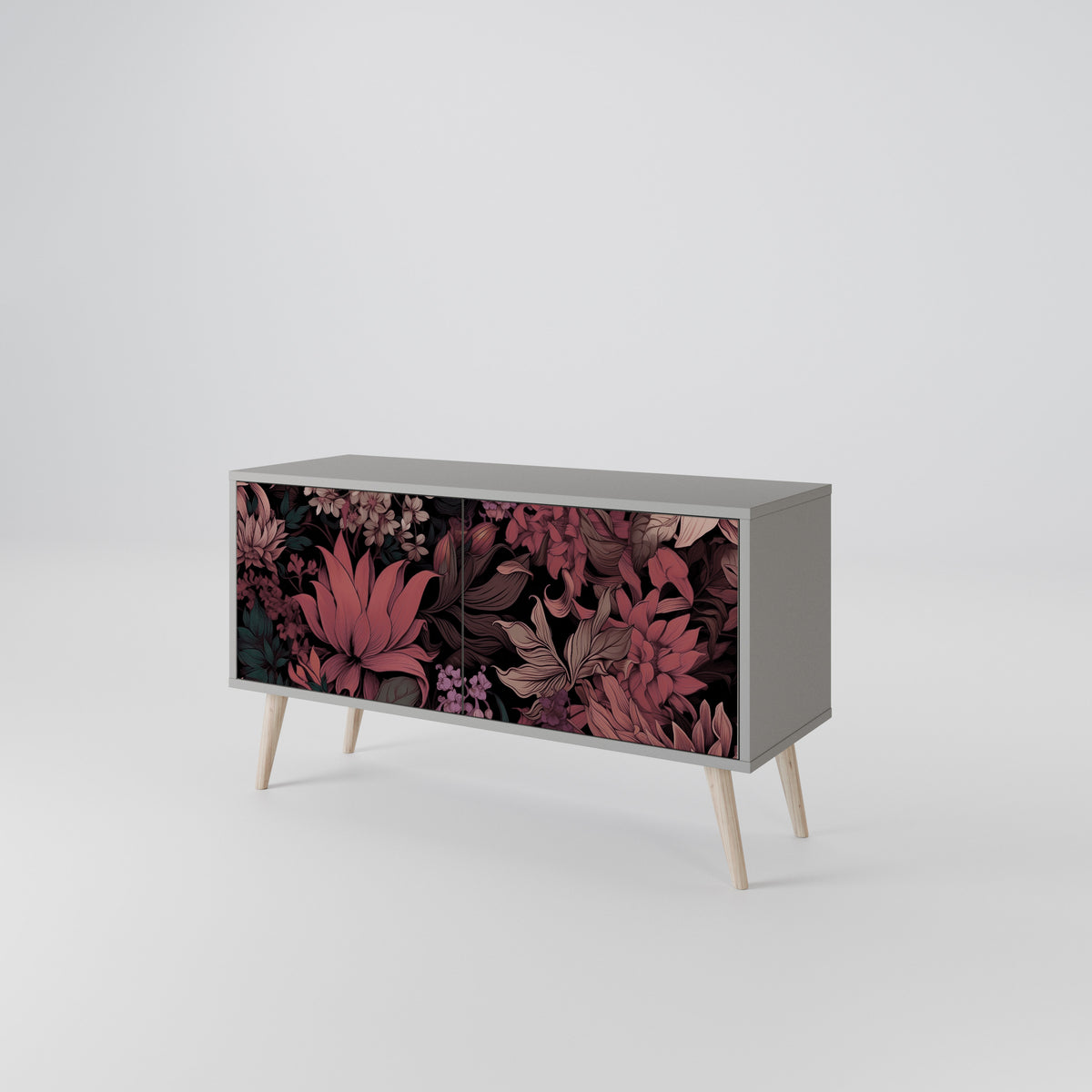 FLORAL WHISPER Móvel de TV Compacto de 2 Portas