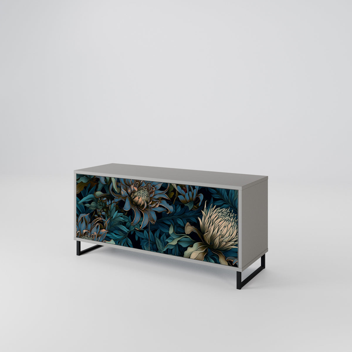 TWILIGHT BLOOM Móvel de TV Compacto de 2 Portas
