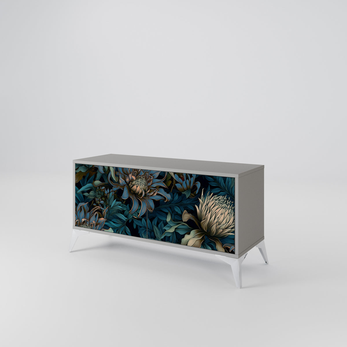 TWILIGHT BLOOM Móvel de TV Compacto de 2 Portas