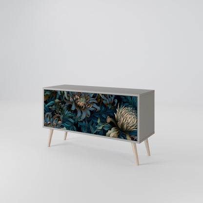 TWILIGHT BLOOM Compact 2-Door TV Cabinet