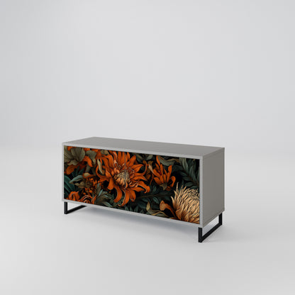 DAWN BLOOM Móvel de TV Compacto de 2 Portas