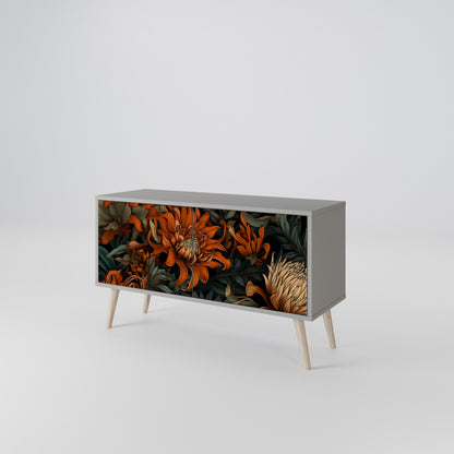 DAWN BLOOM Móvel de TV Compacto de 2 Portas