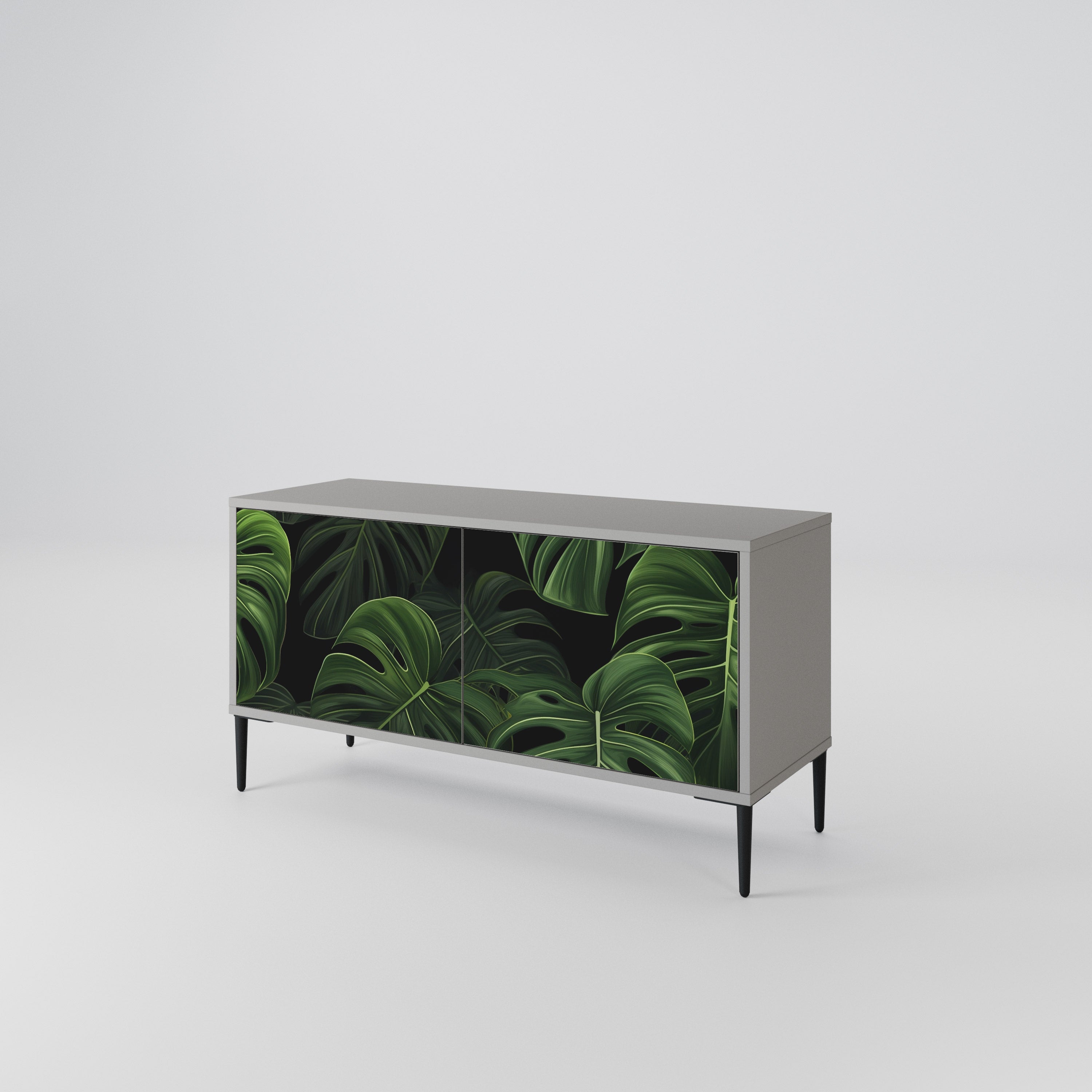 INFINITE MONSTERA Compact 2-Door TV Cabinet
