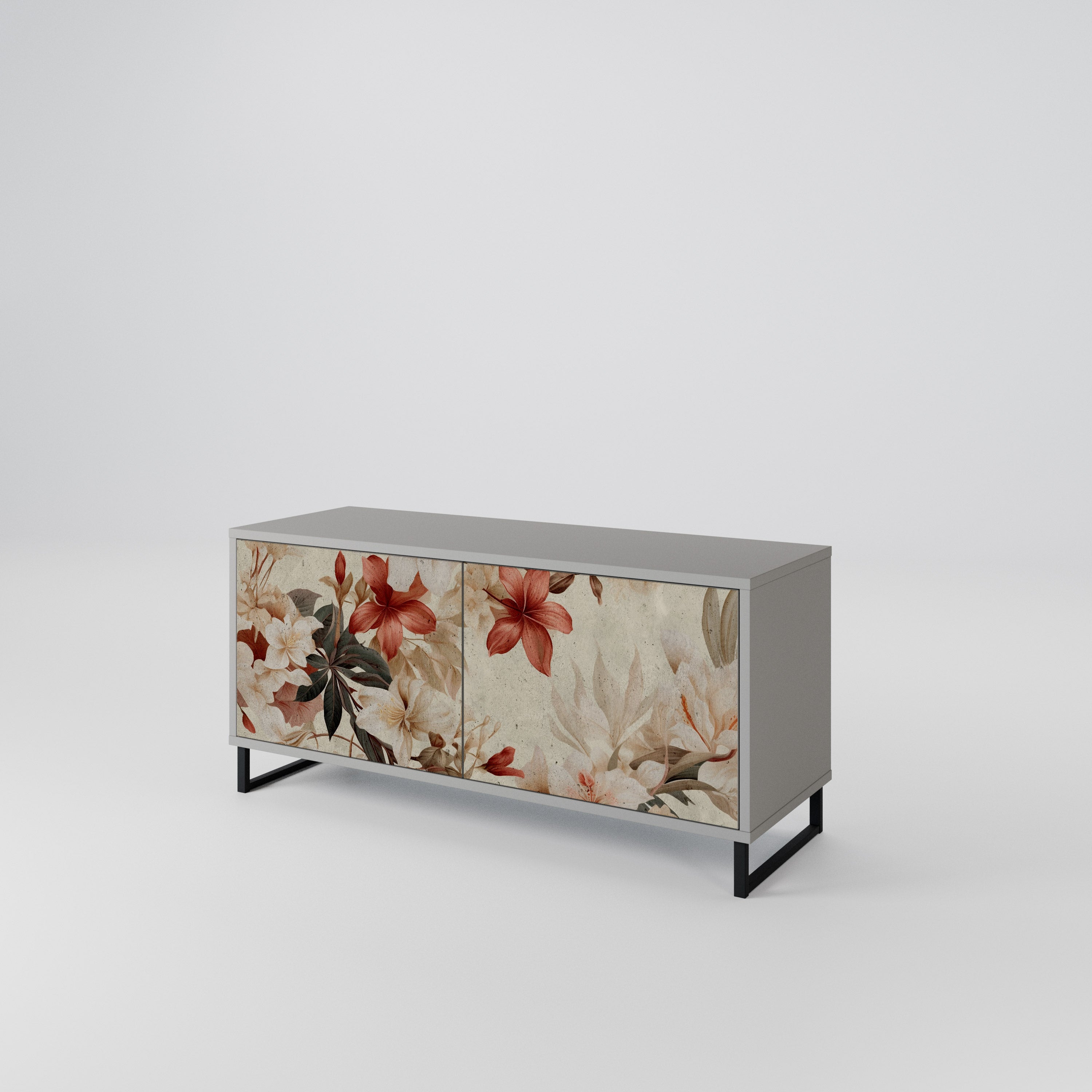 PETAL HARMONY Compact 2-Door TV Cabinet
