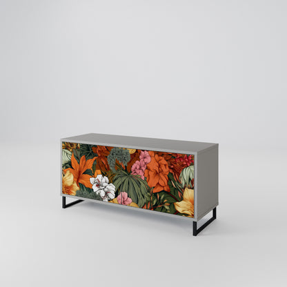 RADIANT FLORA Móvel de TV Compacto de 2 Portas