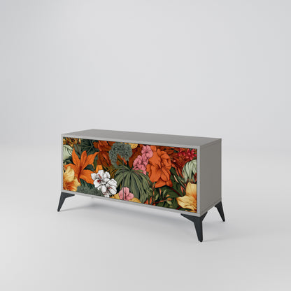RADIANT FLORA Móvel de TV Compacto de 2 Portas