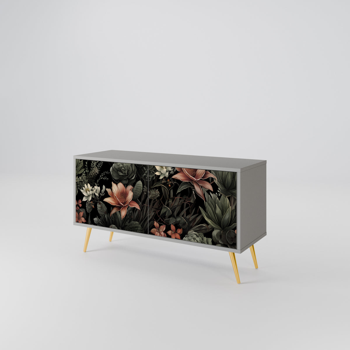 SECRET VERDURE Móvel de TV Compacto de 2 Portas