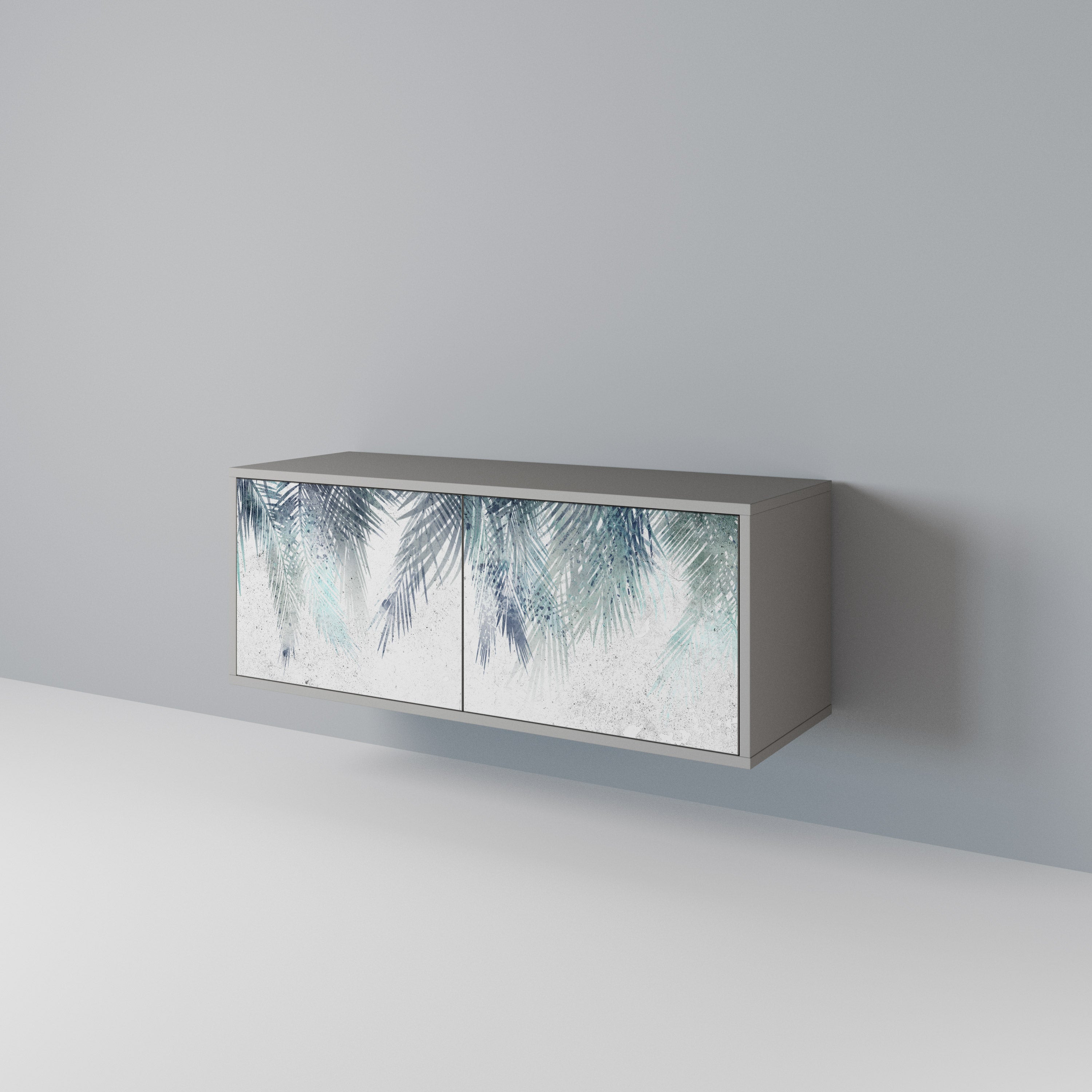 PALM VEIL Compact 2-Door TV Cabinet