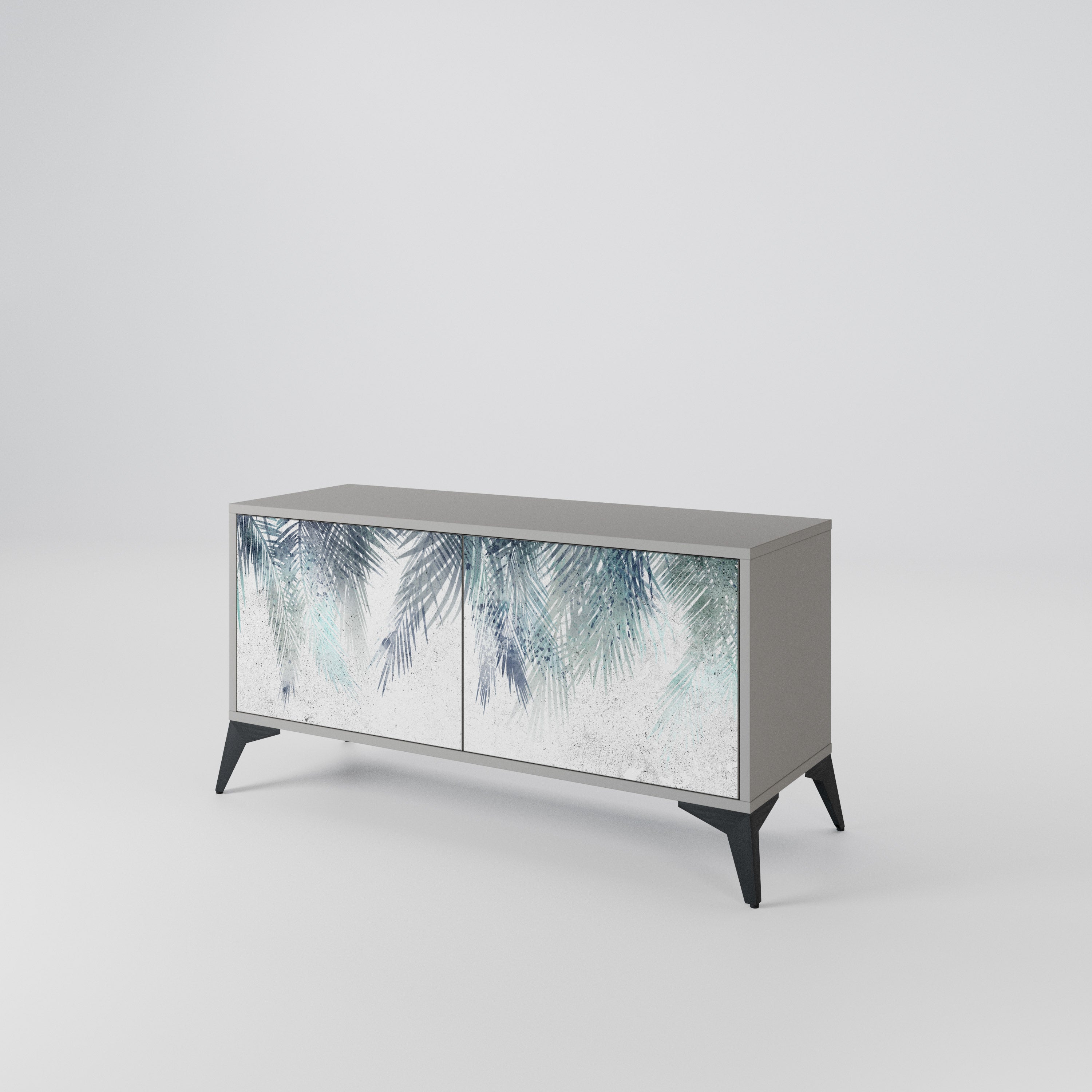 PALM VEIL Compact 2-Door TV Cabinet